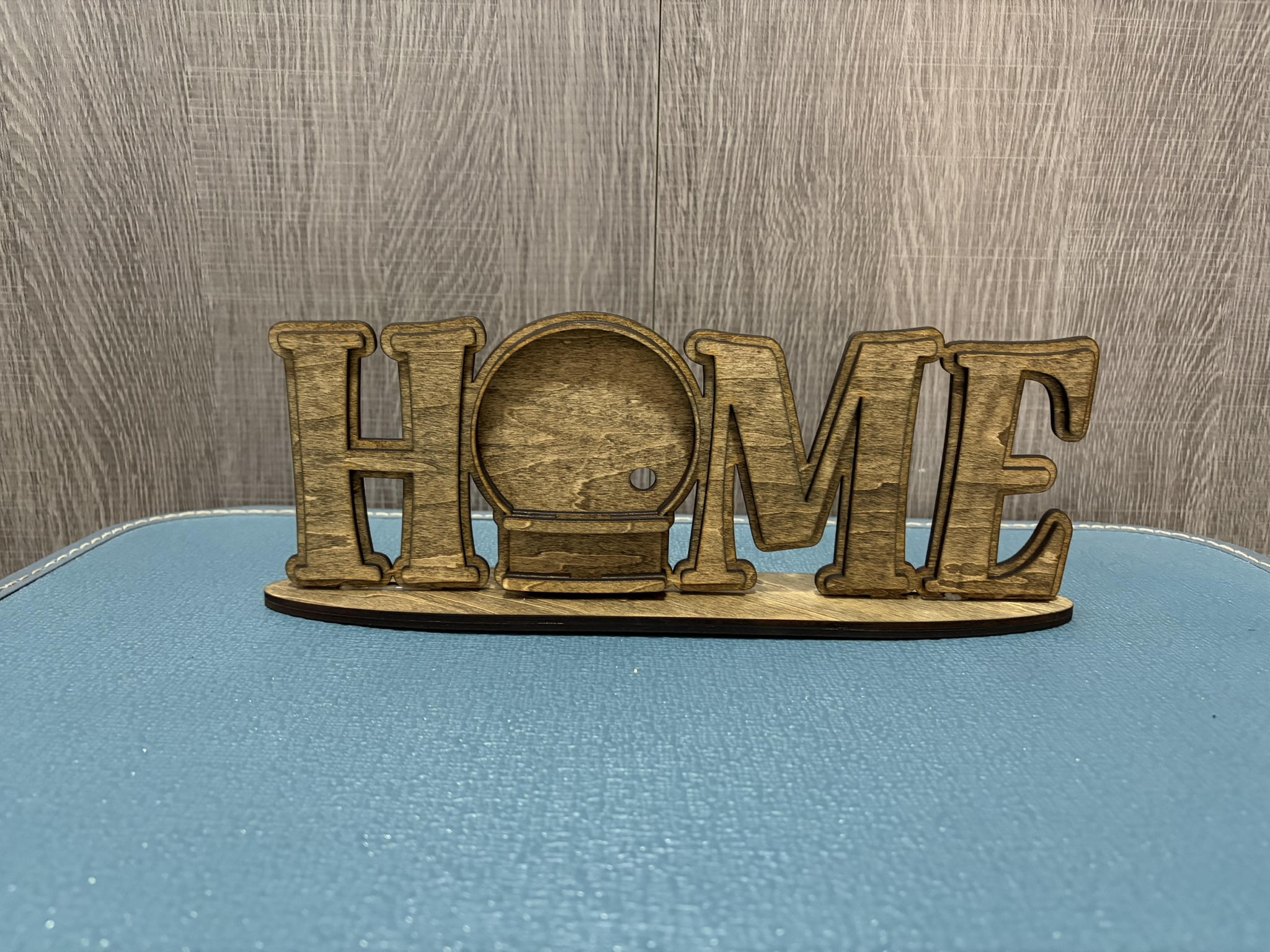 Mini HOME globe sign